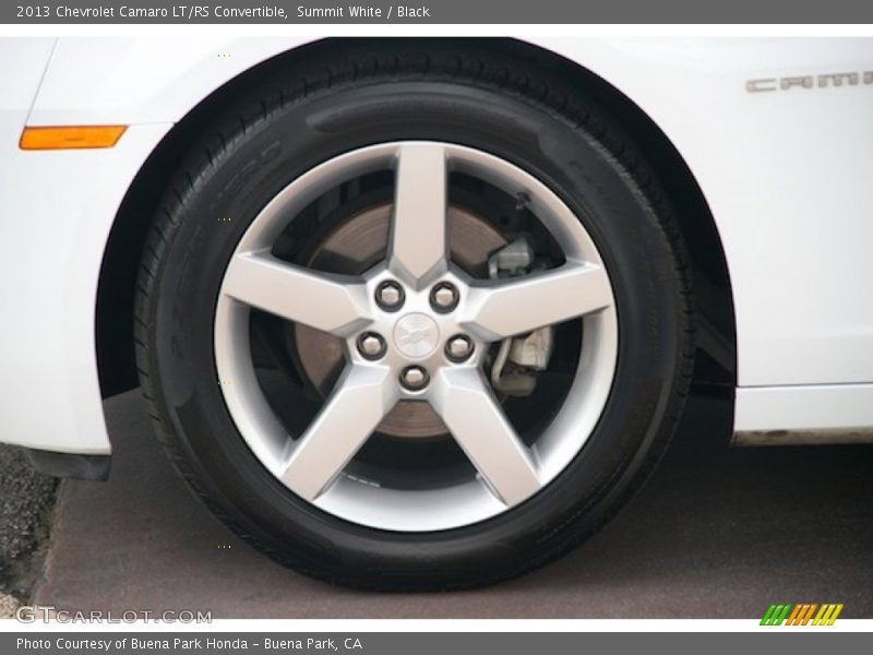 Summit White / Black 2013 Chevrolet Camaro LT/RS Convertible