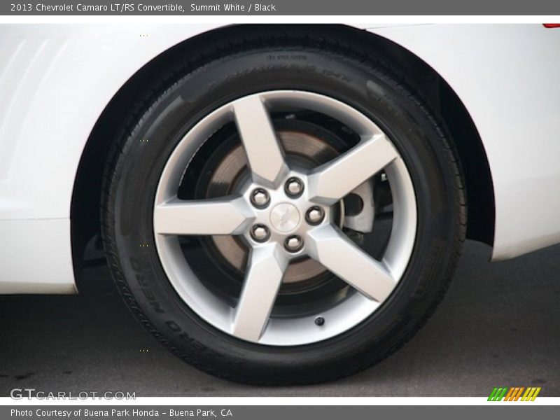 Summit White / Black 2013 Chevrolet Camaro LT/RS Convertible