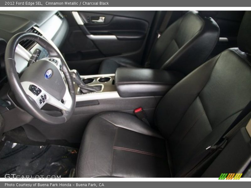 Cinnamon Metallic / Charcoal Black 2012 Ford Edge SEL