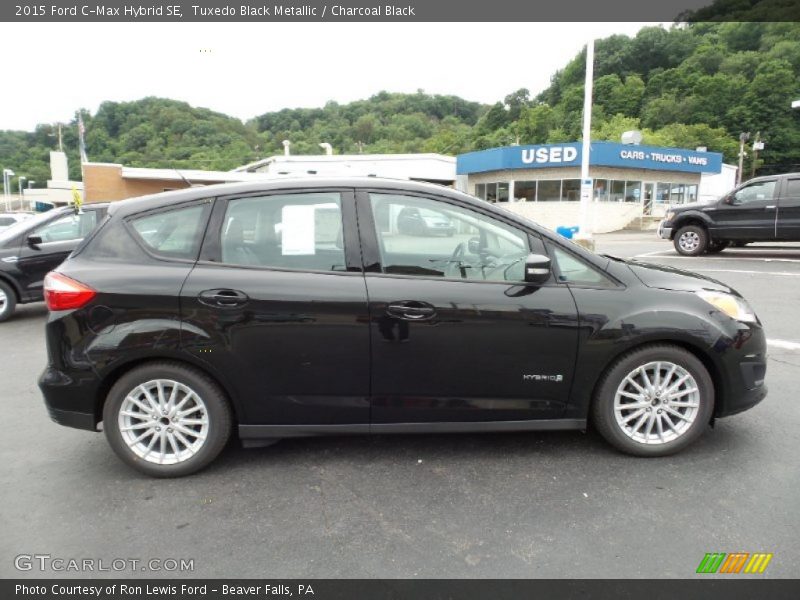 Tuxedo Black Metallic / Charcoal Black 2015 Ford C-Max Hybrid SE