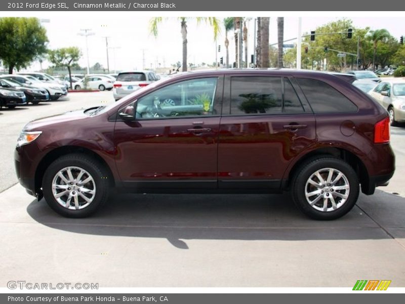 Cinnamon Metallic / Charcoal Black 2012 Ford Edge SEL