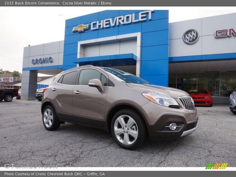 Cocoa Silver Metallic / Ebony 2015 Buick Encore Convenience