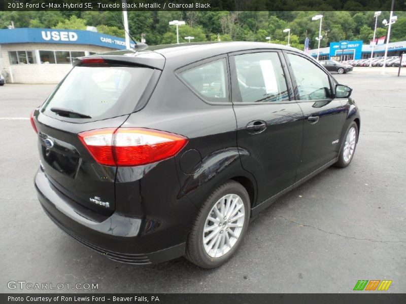 Tuxedo Black Metallic / Charcoal Black 2015 Ford C-Max Hybrid SE