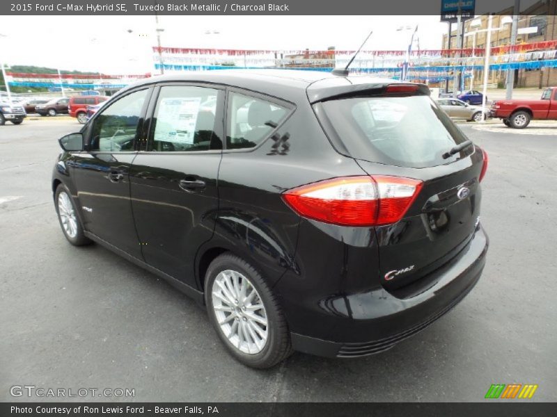 Tuxedo Black Metallic / Charcoal Black 2015 Ford C-Max Hybrid SE