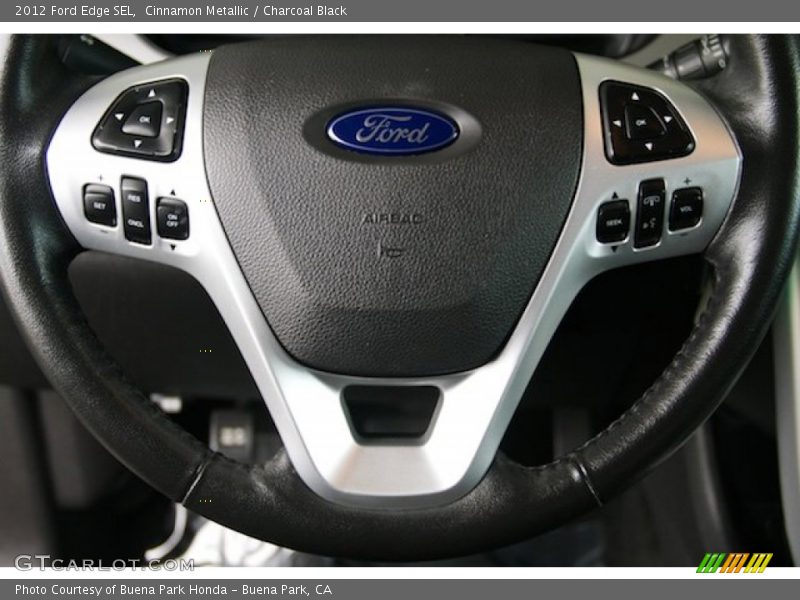 Cinnamon Metallic / Charcoal Black 2012 Ford Edge SEL