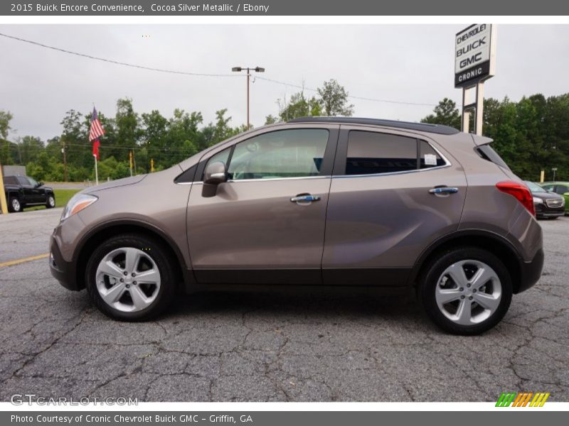 Cocoa Silver Metallic / Ebony 2015 Buick Encore Convenience
