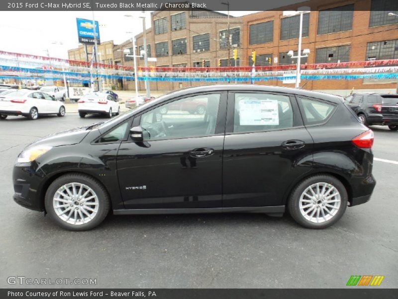 Tuxedo Black Metallic / Charcoal Black 2015 Ford C-Max Hybrid SE