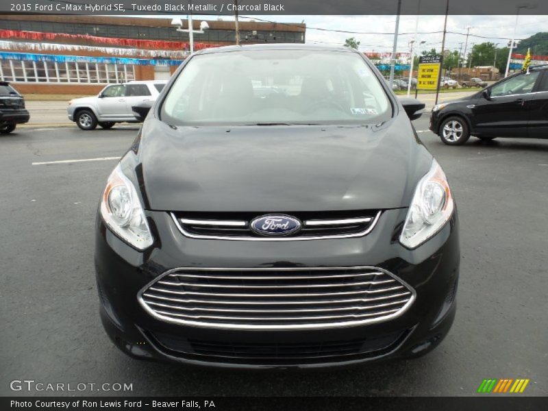 Tuxedo Black Metallic / Charcoal Black 2015 Ford C-Max Hybrid SE