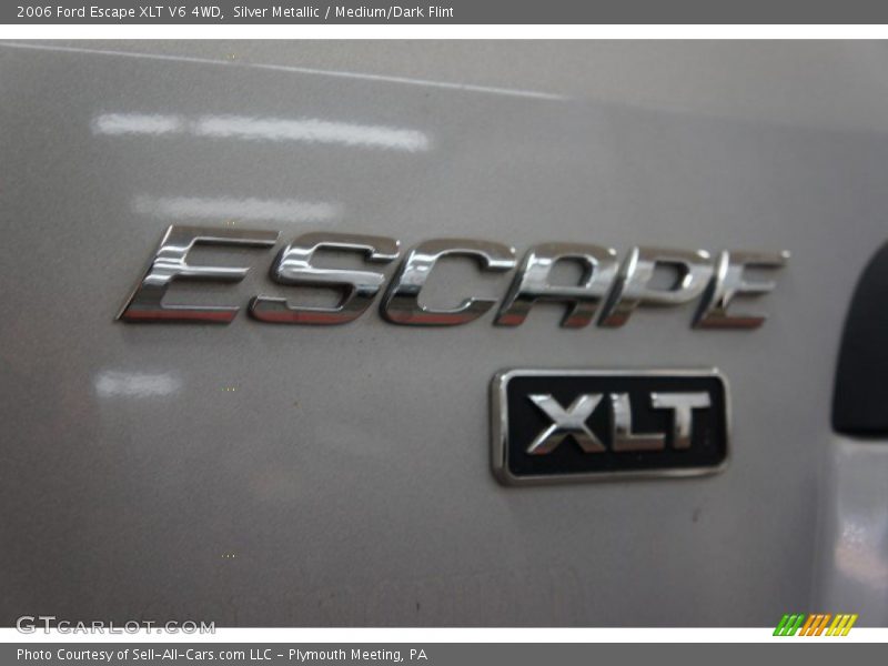 Silver Metallic / Medium/Dark Flint 2006 Ford Escape XLT V6 4WD