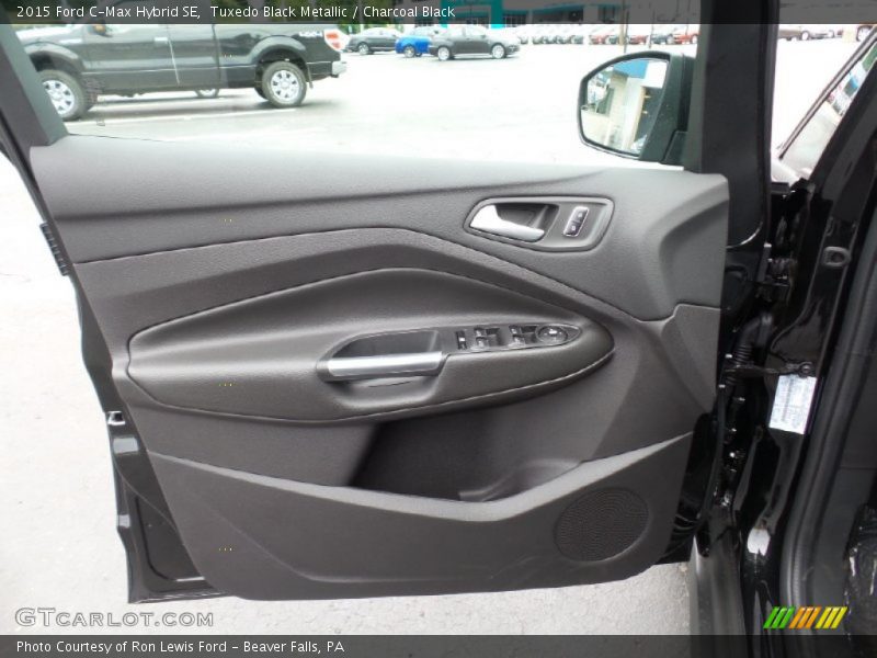Tuxedo Black Metallic / Charcoal Black 2015 Ford C-Max Hybrid SE