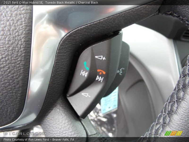 Tuxedo Black Metallic / Charcoal Black 2015 Ford C-Max Hybrid SE