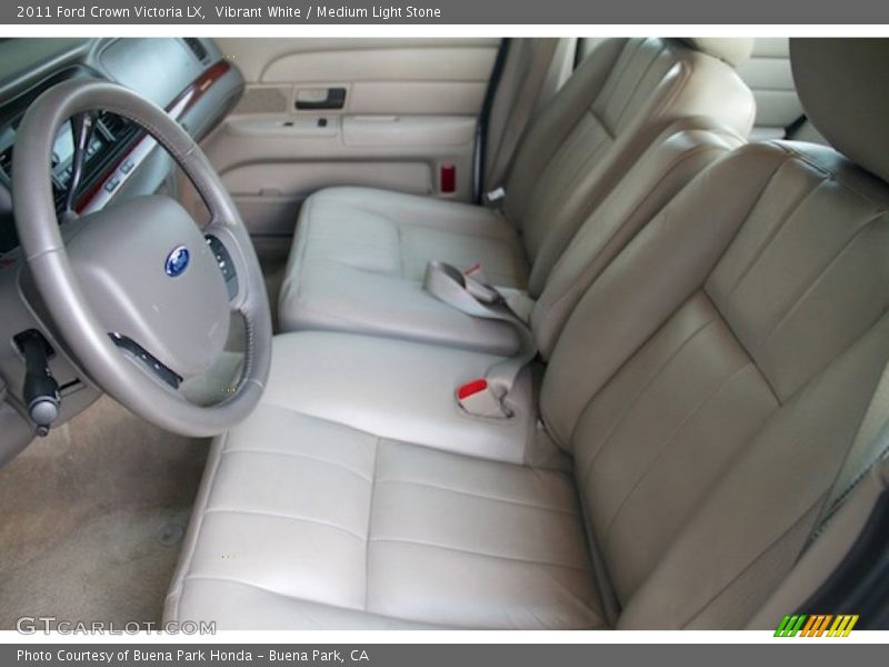 Vibrant White / Medium Light Stone 2011 Ford Crown Victoria LX