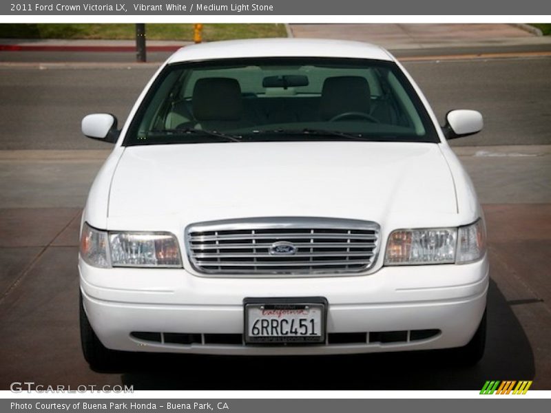 Vibrant White / Medium Light Stone 2011 Ford Crown Victoria LX