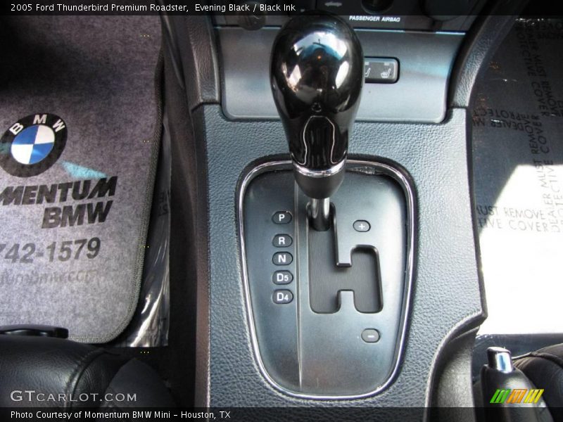 Evening Black / Black Ink 2005 Ford Thunderbird Premium Roadster