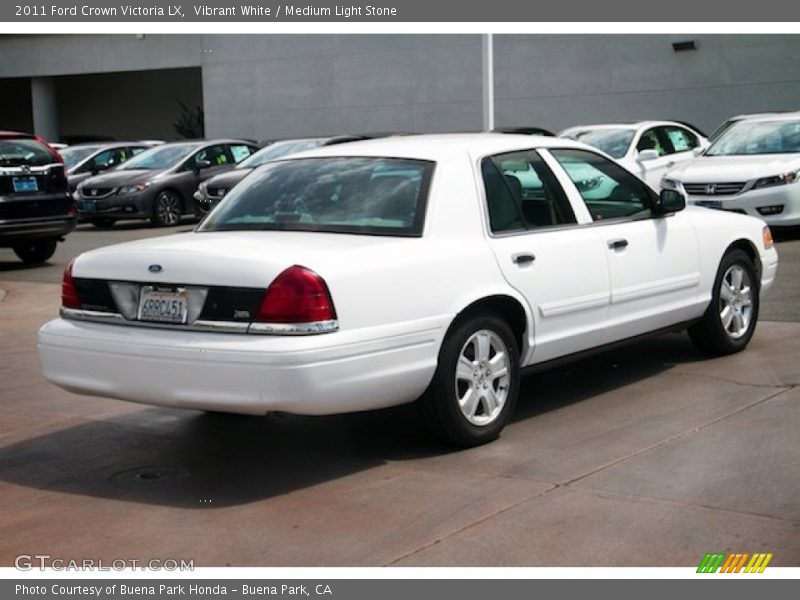 Vibrant White / Medium Light Stone 2011 Ford Crown Victoria LX