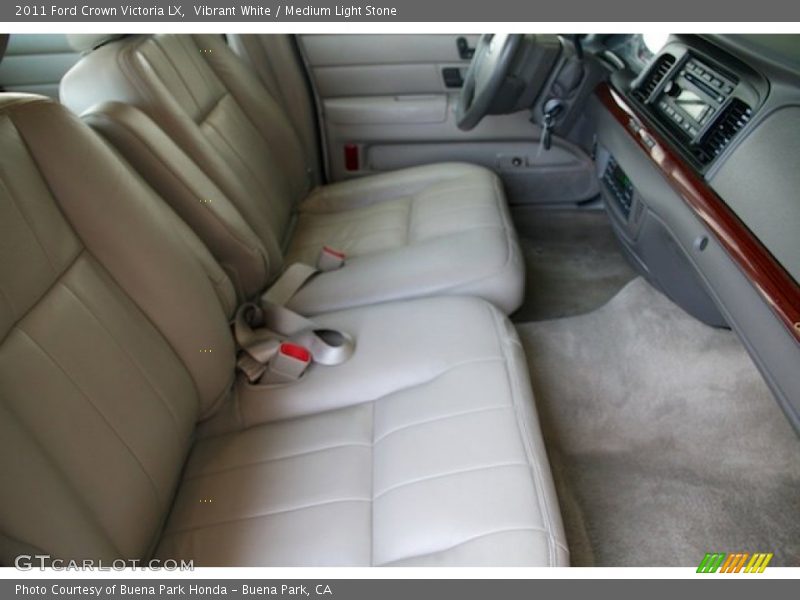 Vibrant White / Medium Light Stone 2011 Ford Crown Victoria LX