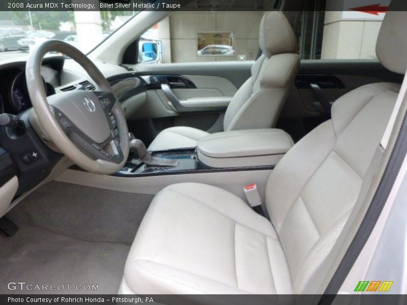 Billet Silver Metallic / Taupe 2008 Acura MDX Technology