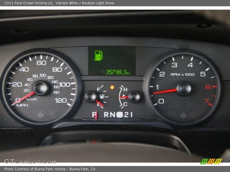 Vibrant White / Medium Light Stone 2011 Ford Crown Victoria LX