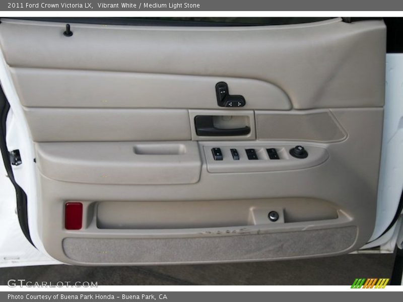 Vibrant White / Medium Light Stone 2011 Ford Crown Victoria LX