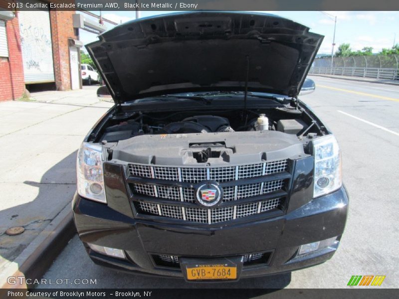 Black Ice Metallic / Ebony 2013 Cadillac Escalade Premium AWD