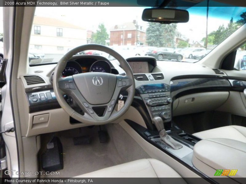 Billet Silver Metallic / Taupe 2008 Acura MDX Technology