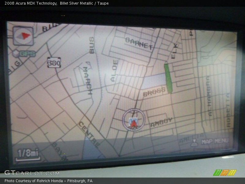 Billet Silver Metallic / Taupe 2008 Acura MDX Technology