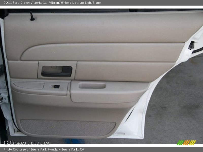 Vibrant White / Medium Light Stone 2011 Ford Crown Victoria LX