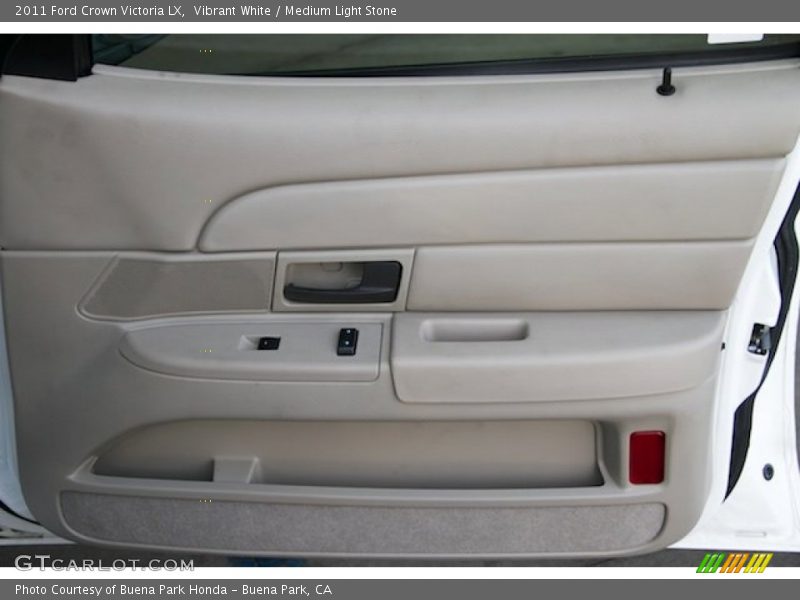 Vibrant White / Medium Light Stone 2011 Ford Crown Victoria LX