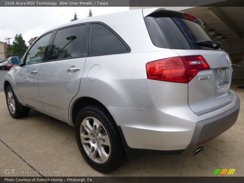 Billet Silver Metallic / Taupe 2008 Acura MDX Technology
