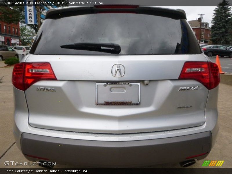 Billet Silver Metallic / Taupe 2008 Acura MDX Technology