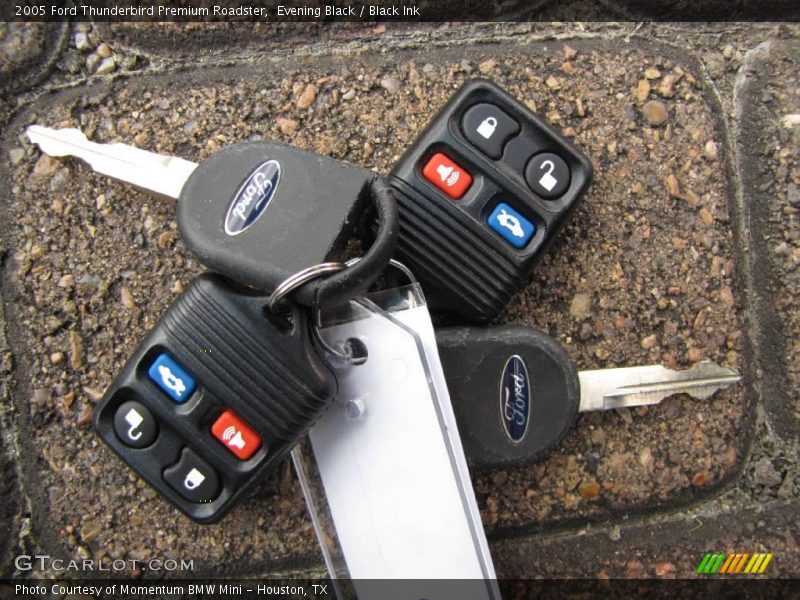 Evening Black / Black Ink 2005 Ford Thunderbird Premium Roadster