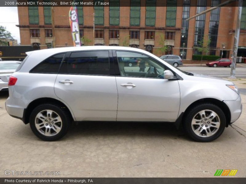 Billet Silver Metallic / Taupe 2008 Acura MDX Technology