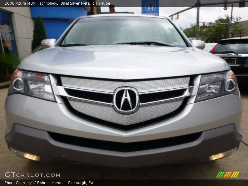 Billet Silver Metallic / Taupe 2008 Acura MDX Technology