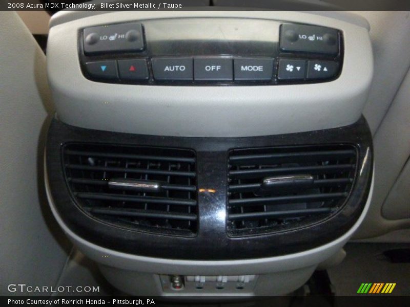 Billet Silver Metallic / Taupe 2008 Acura MDX Technology