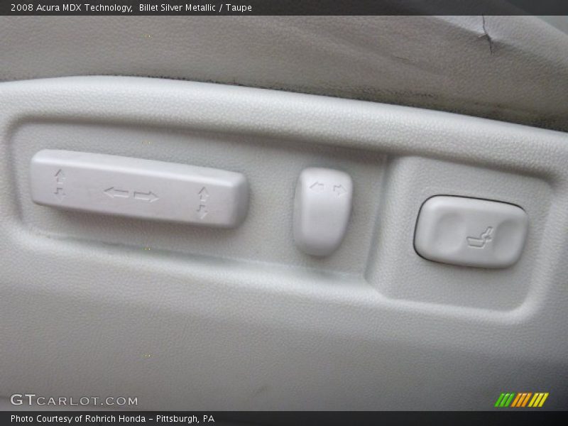 Billet Silver Metallic / Taupe 2008 Acura MDX Technology
