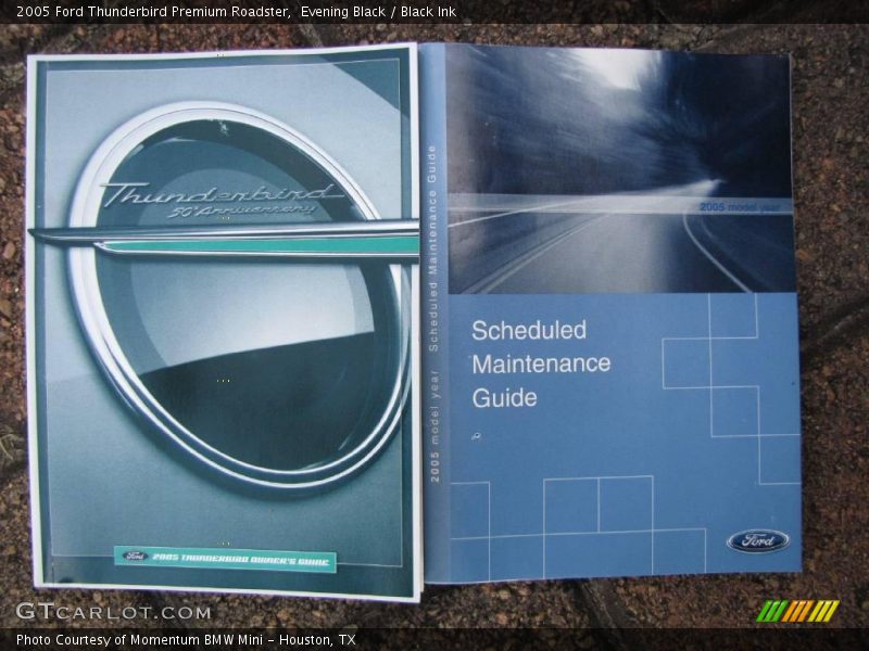 Evening Black / Black Ink 2005 Ford Thunderbird Premium Roadster