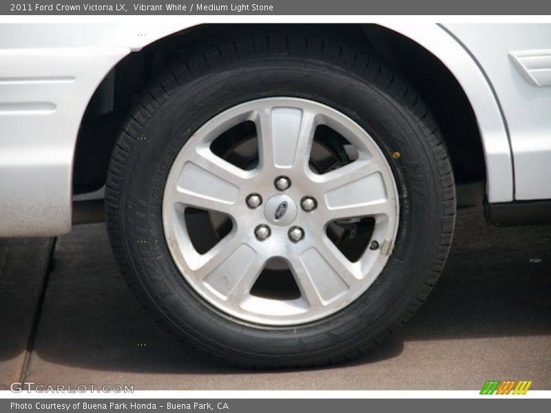 Vibrant White / Medium Light Stone 2011 Ford Crown Victoria LX