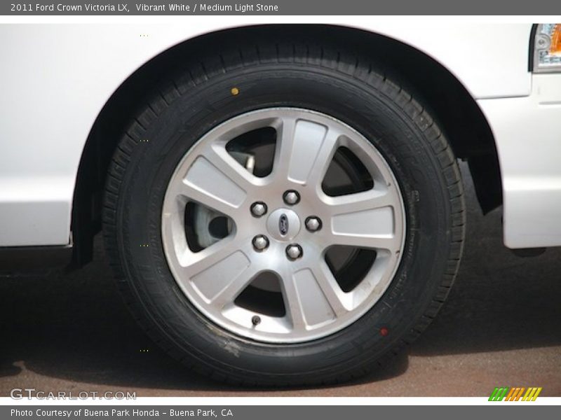 Vibrant White / Medium Light Stone 2011 Ford Crown Victoria LX