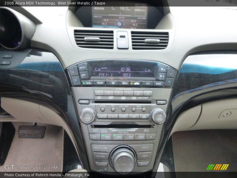 Billet Silver Metallic / Taupe 2008 Acura MDX Technology