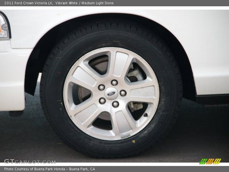 Vibrant White / Medium Light Stone 2011 Ford Crown Victoria LX