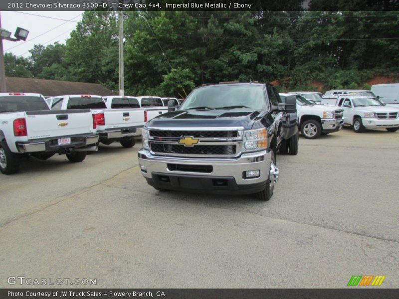 Imperial Blue Metallic / Ebony 2012 Chevrolet Silverado 3500HD LT Crew Cab 4x4