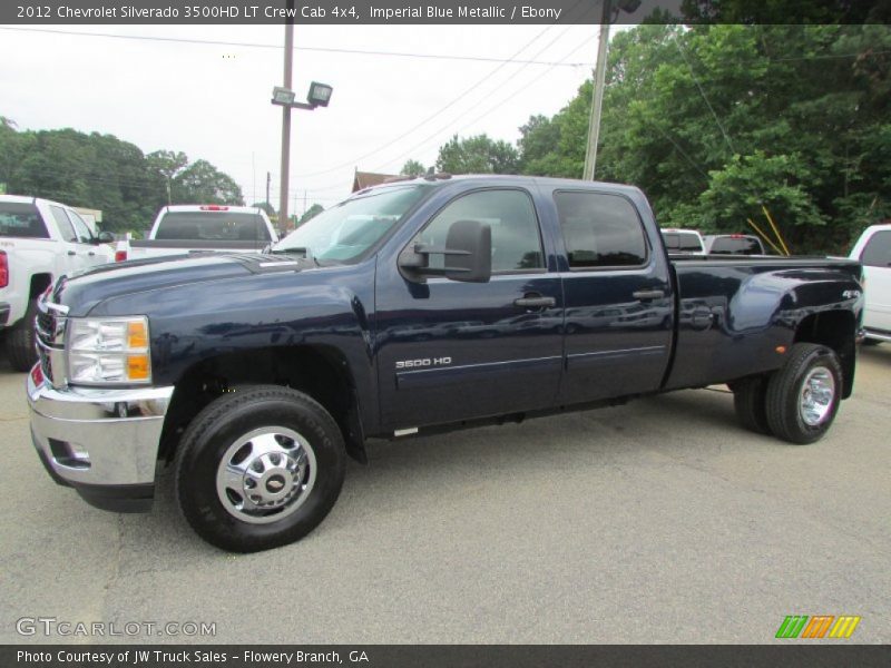 Front 3/4 View of 2012 Silverado 3500HD LT Crew Cab 4x4