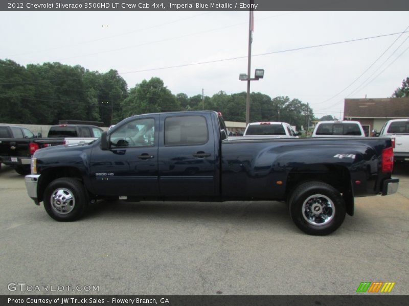 Imperial Blue Metallic / Ebony 2012 Chevrolet Silverado 3500HD LT Crew Cab 4x4