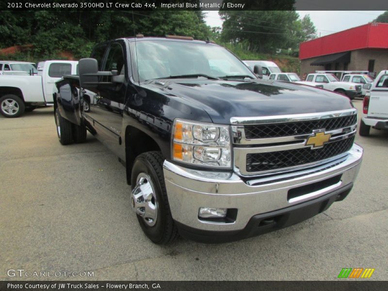 Imperial Blue Metallic / Ebony 2012 Chevrolet Silverado 3500HD LT Crew Cab 4x4