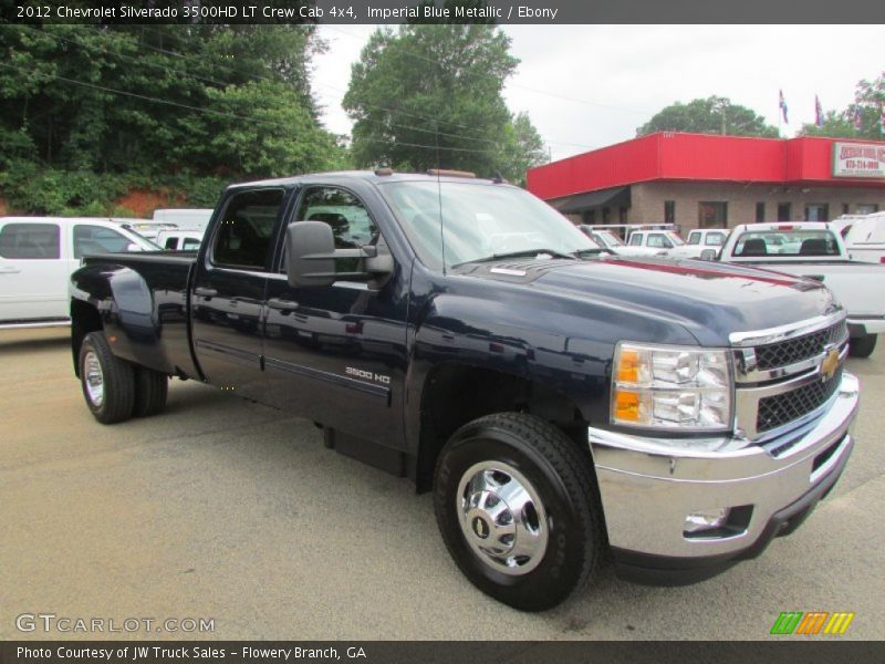 Imperial Blue Metallic / Ebony 2012 Chevrolet Silverado 3500HD LT Crew Cab 4x4