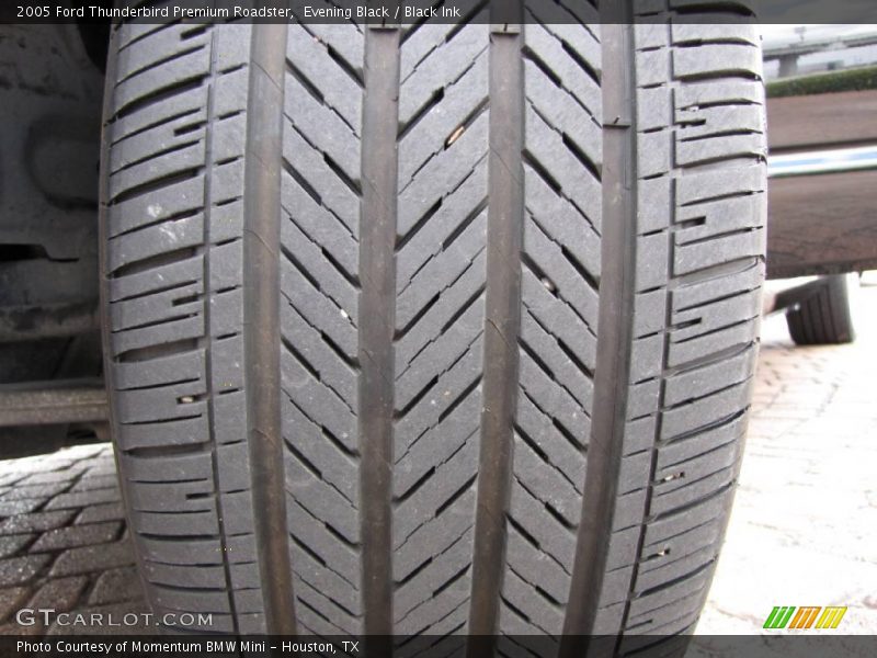 Evening Black / Black Ink 2005 Ford Thunderbird Premium Roadster