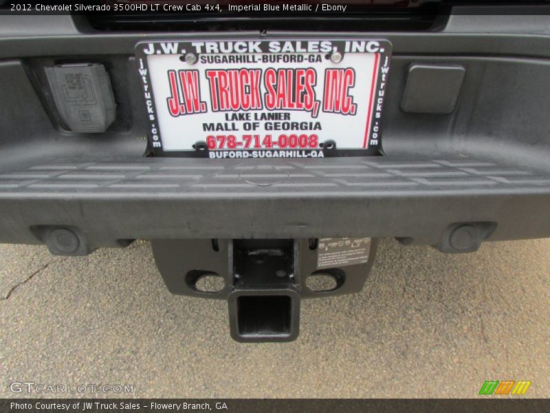Imperial Blue Metallic / Ebony 2012 Chevrolet Silverado 3500HD LT Crew Cab 4x4