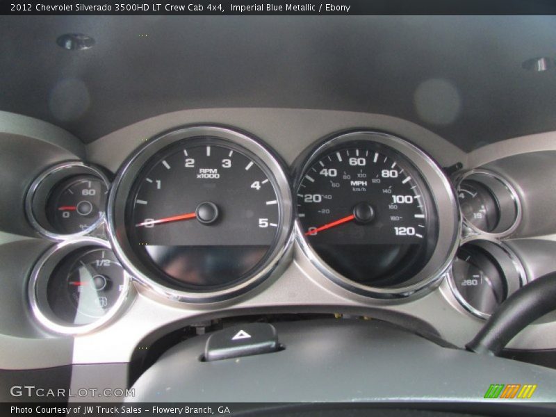 Imperial Blue Metallic / Ebony 2012 Chevrolet Silverado 3500HD LT Crew Cab 4x4