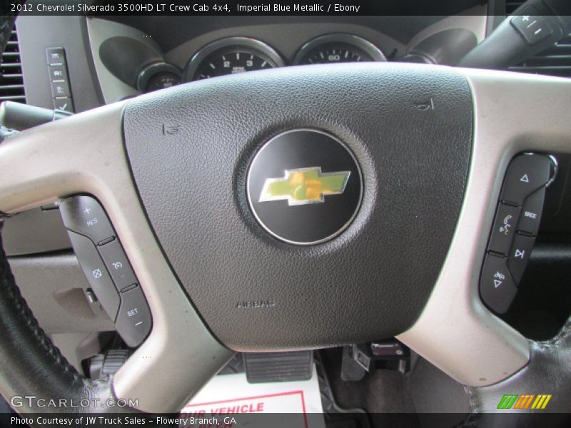 Imperial Blue Metallic / Ebony 2012 Chevrolet Silverado 3500HD LT Crew Cab 4x4