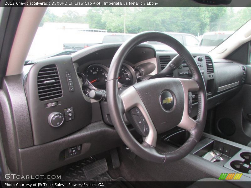 Imperial Blue Metallic / Ebony 2012 Chevrolet Silverado 3500HD LT Crew Cab 4x4